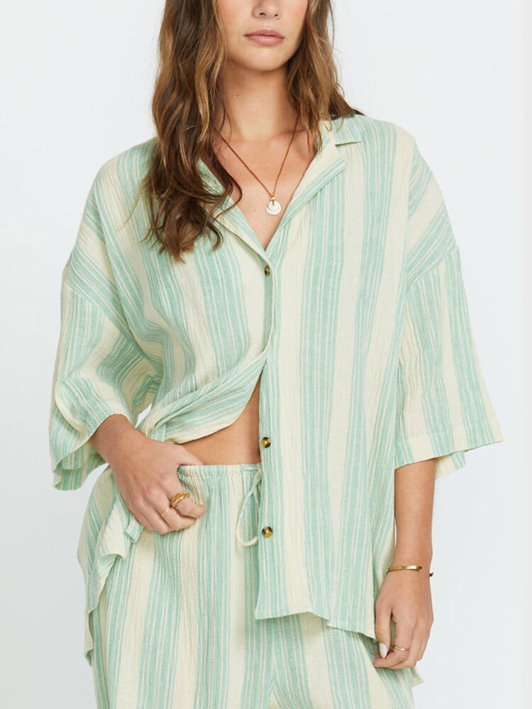 Billabong Billabong - Beach Side SS Button Down Top