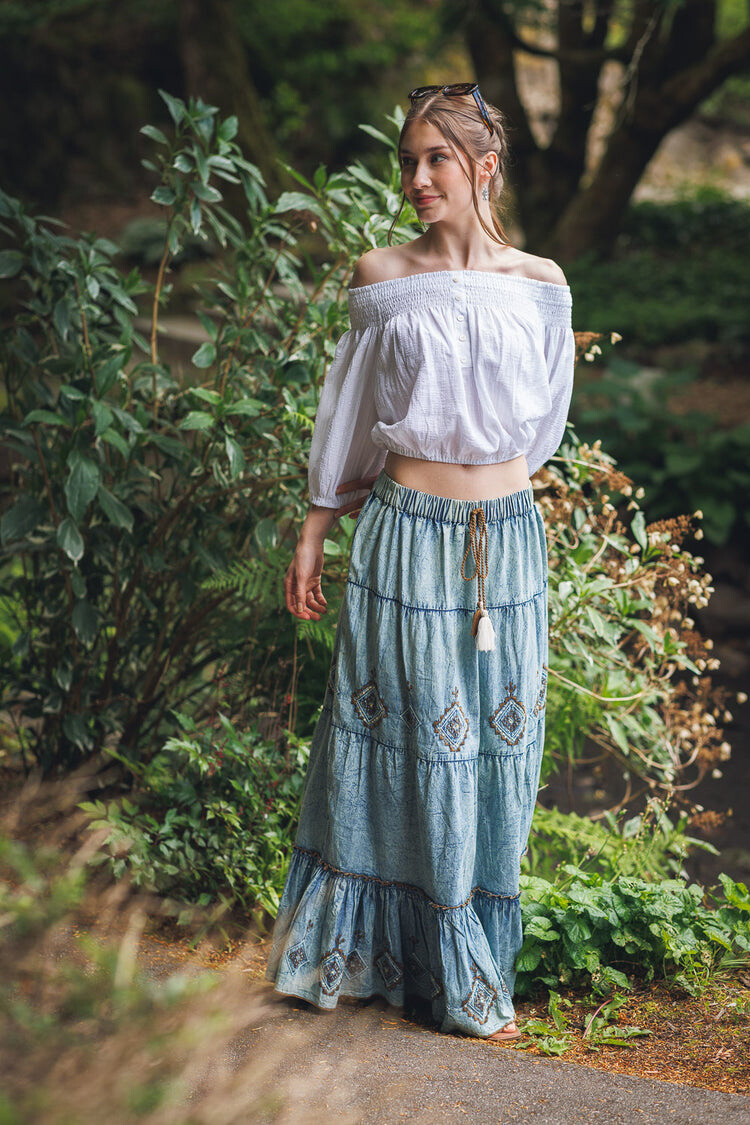 Papillon Papillon - Beaded Tiered Skirt