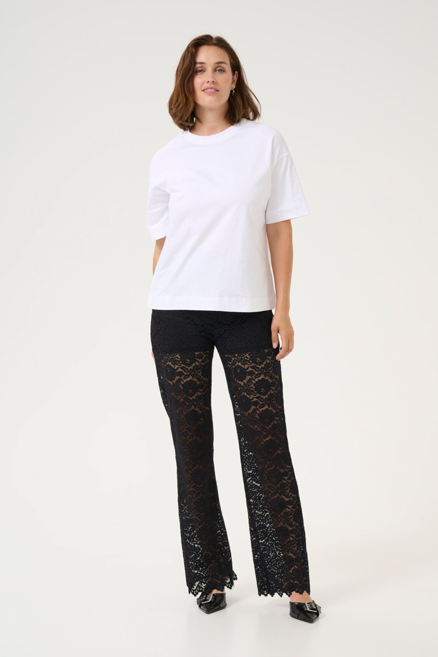 Kaffe - JAIDEN Lace Leggings - Quintessential
