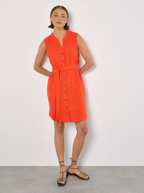 Apricot Apricot - Button Down Dress w/Belt