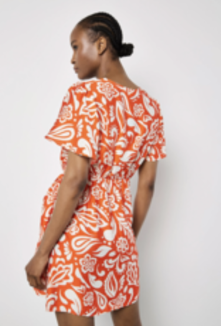 Apricot Apricot - Paisley Print Wrap Dress
