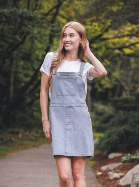 Papillon Papillon - Denim Pinafore Dress