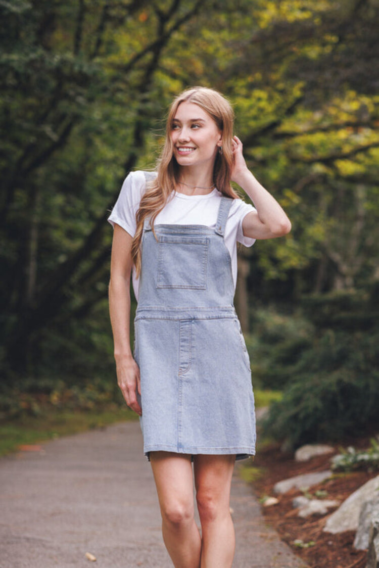Papillon Papillon - Denim Pinafore Dress