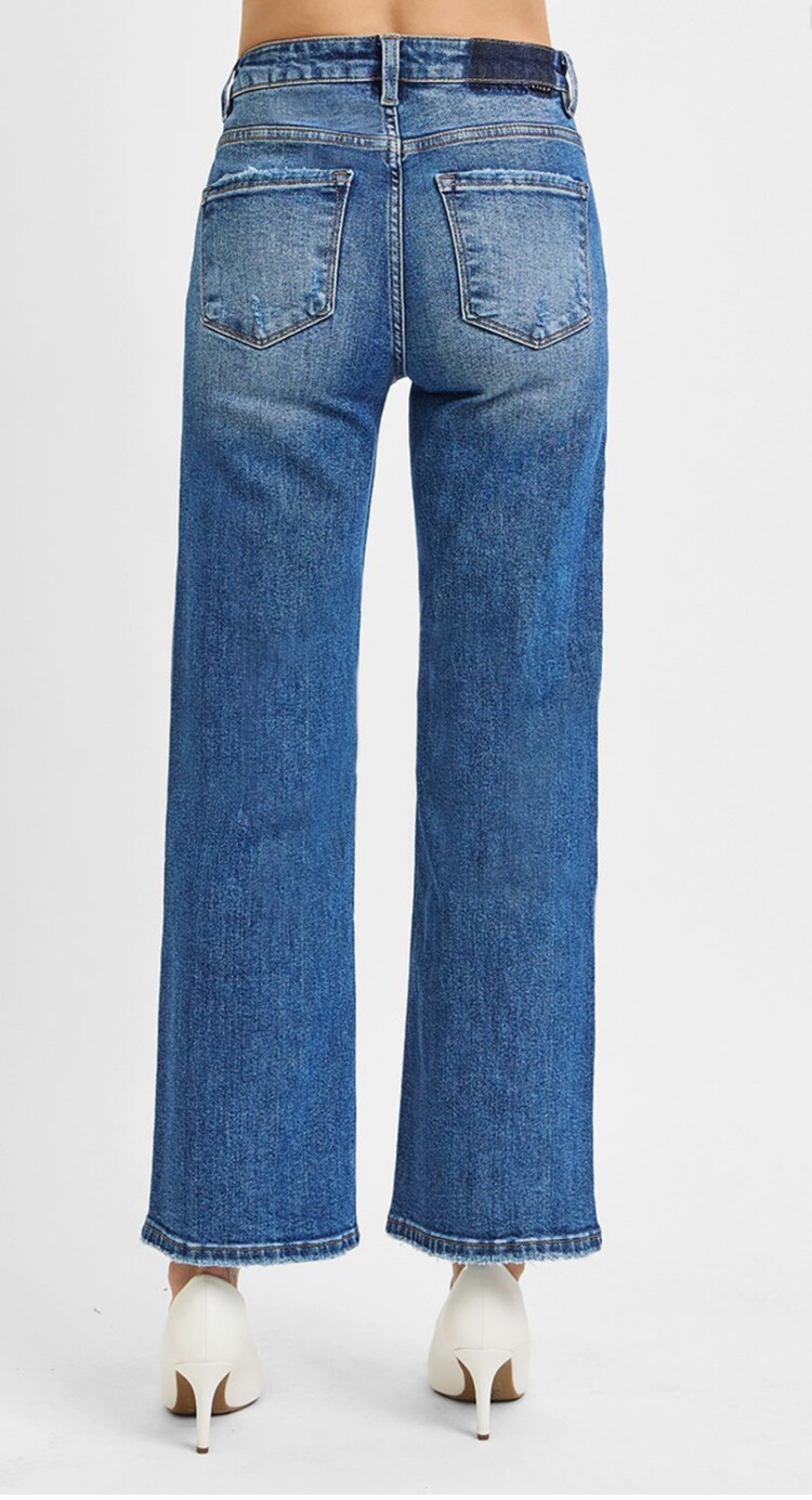 Risen Risen - 5292 HR Ankle Straight Relaxed Jean