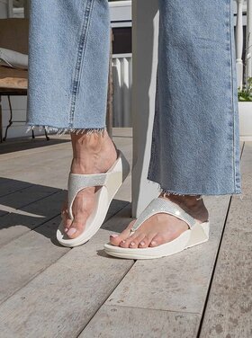 Fit Flop Fit Flop - LULU Crystal Mix Toe Post Sandal