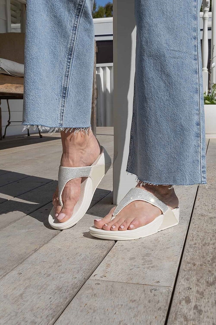 Fit Flop Fit Flop - LULU Crystal Mix Toe Post Sandal