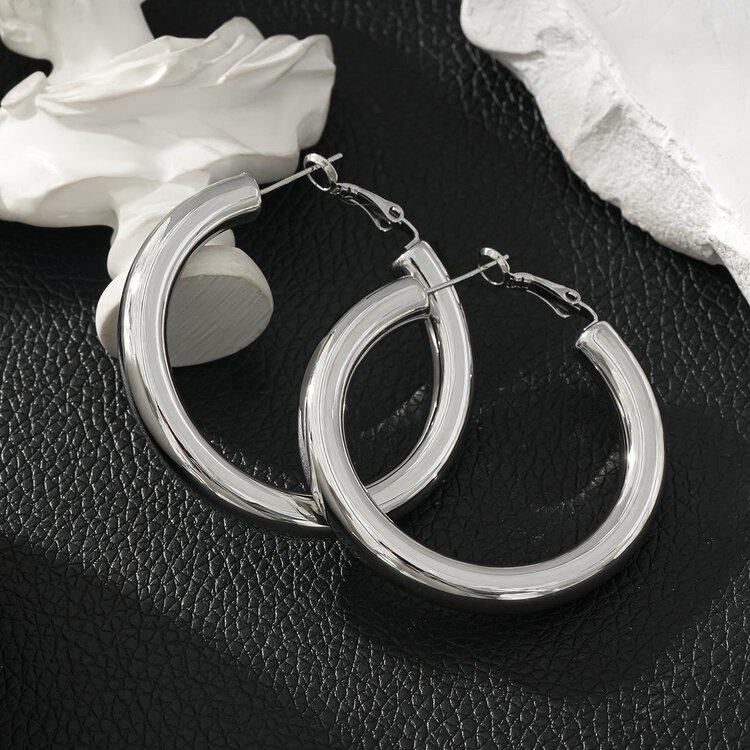 Hackney Nine Hackney Nine - BOBOYI Hoop Earring SILVER
