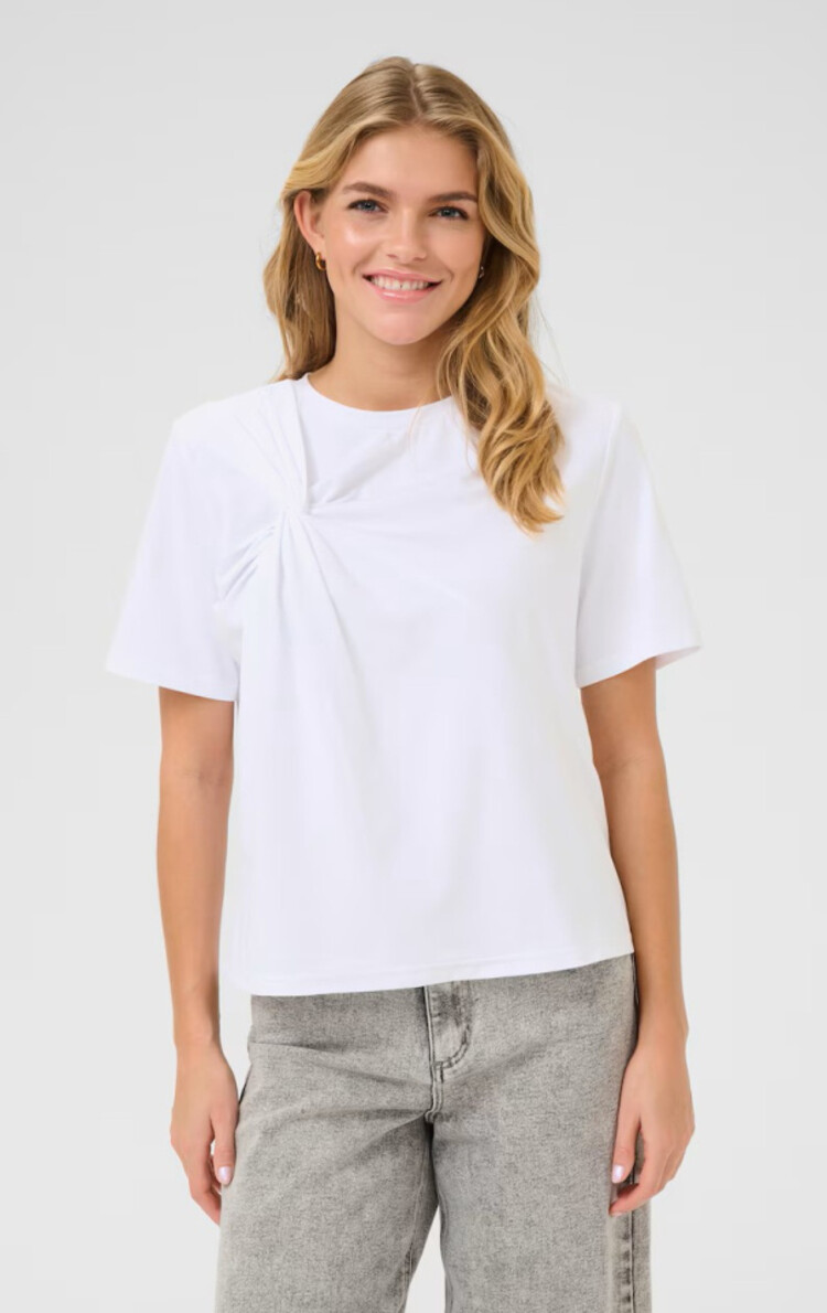 Kaffe Kaffe - ELOISE SS T-Shirt Twist Detail Front