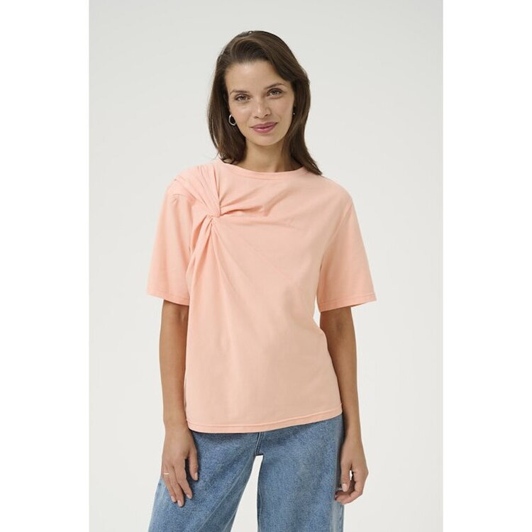 Kaffe Kaffe - ELOISE SS T-Shirt Twist Detail Front