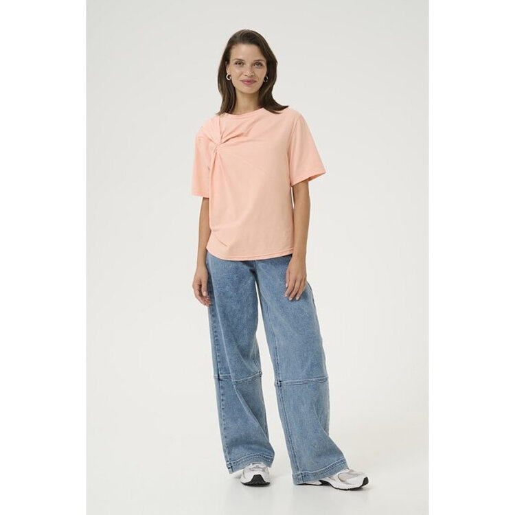 Kaffe Kaffe - ELOISE SS T-Shirt Twist Detail Front