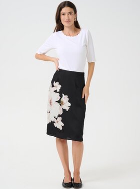 Cream Cream - AQURELLA  Midi Skirt