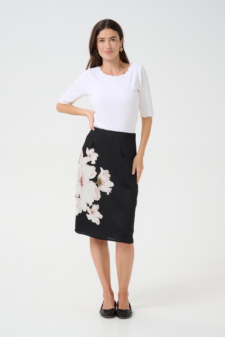Cream Cream - AQURELLA  Midi Skirt