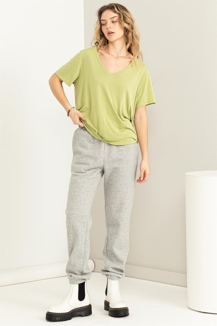 HYFVE HYFVE - V-Neck Short-Sleeve Top