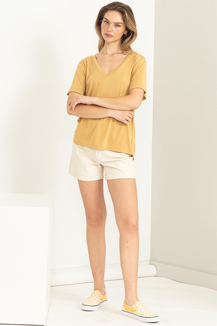 HYFVE HYFVE - V-Neck Short-Sleeve Top