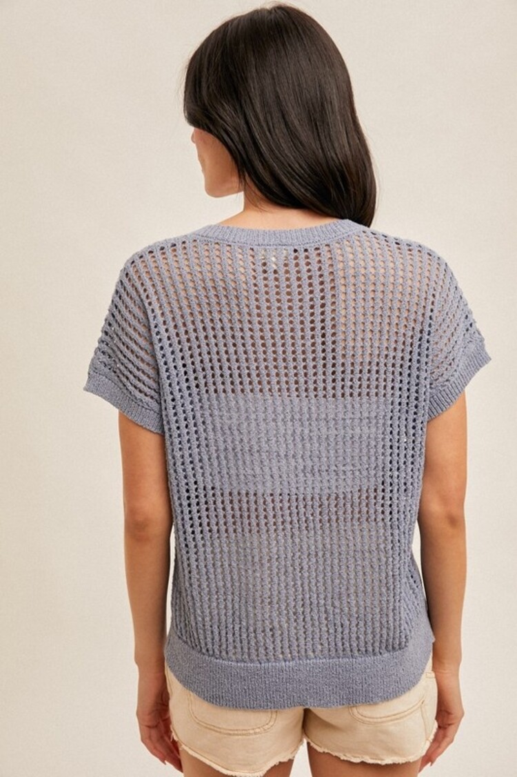 Hem & Thread - V-Neck Knit Top