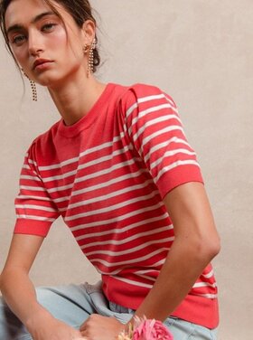 BiBi BiBi - Stripe Knit Top