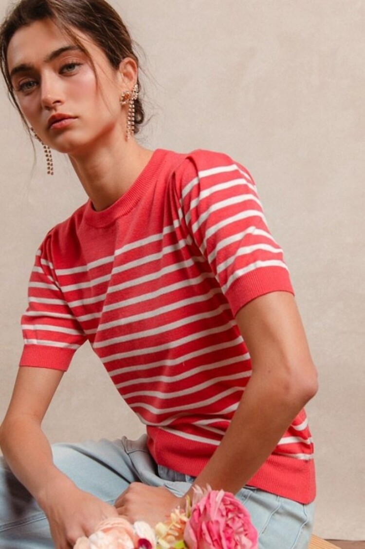 BiBi BiBi - Stripe Knit Top