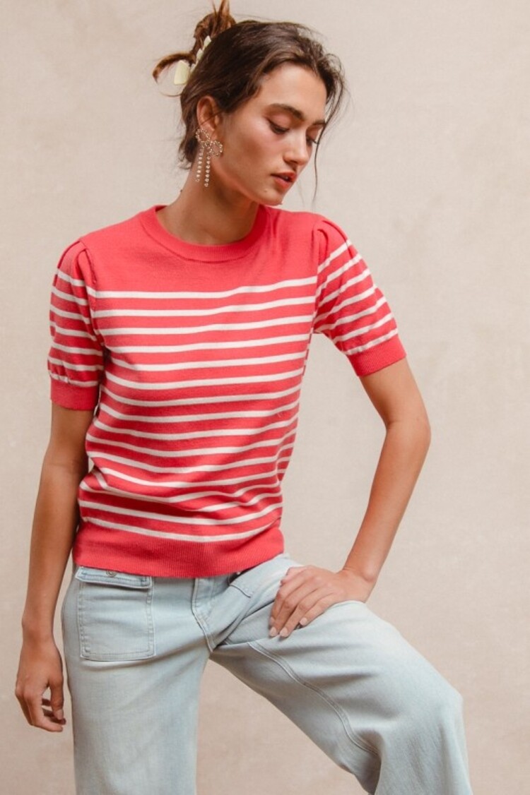 BiBi BiBi - Stripe Knit Top