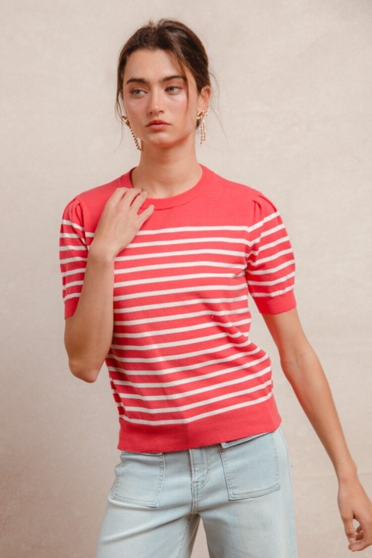 BiBi BiBi - Stripe Knit Top