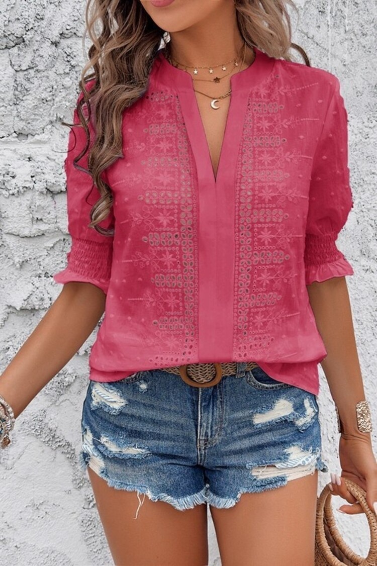 YSO YSO - Bubble Sleeve Blouse