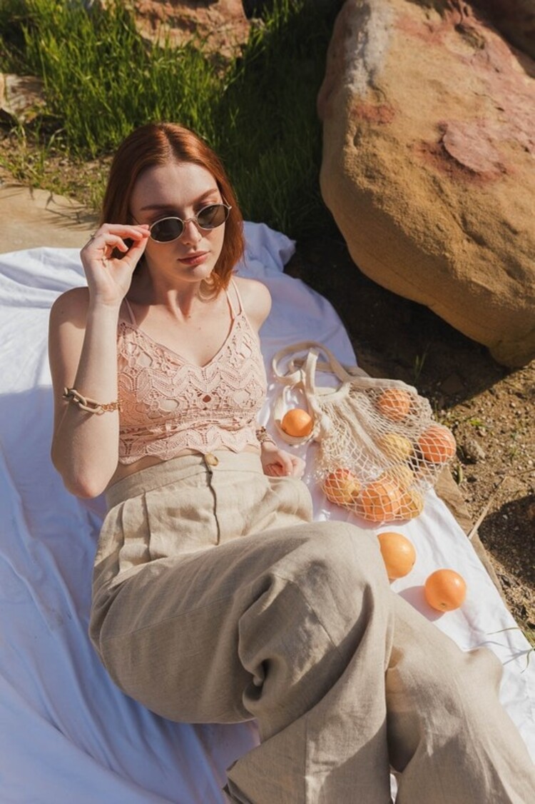 Leto - Cotton Crochet Bralette