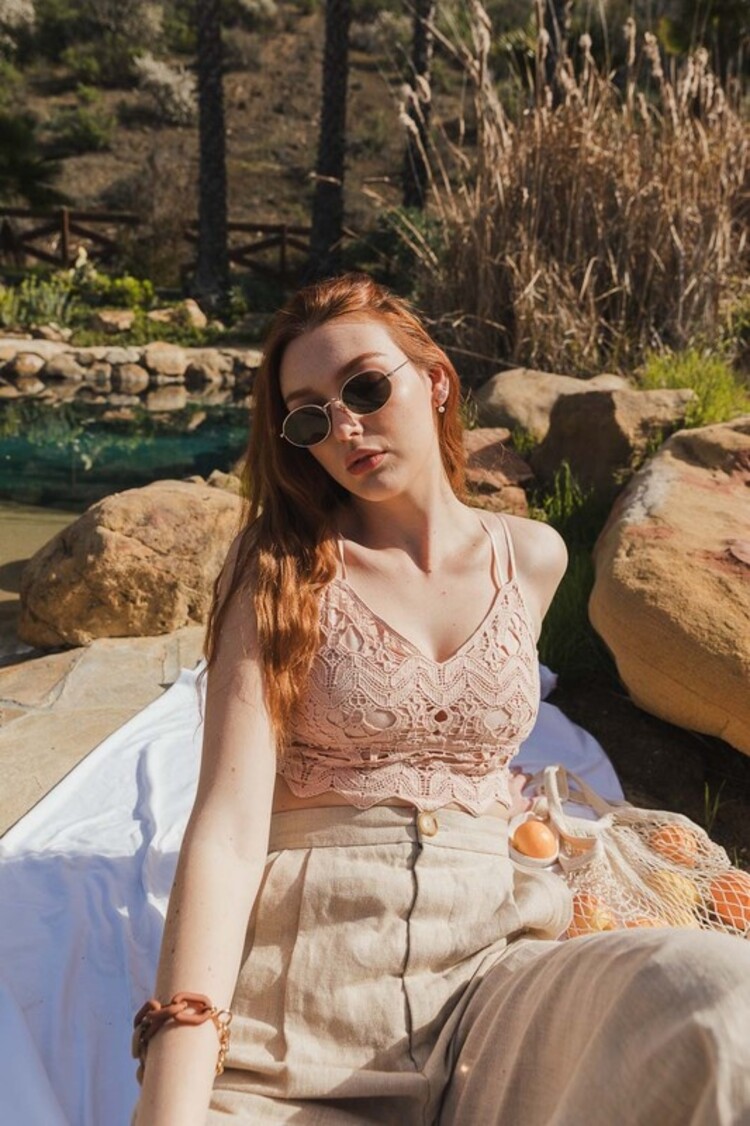 Leto - Cotton Crochet Bralette