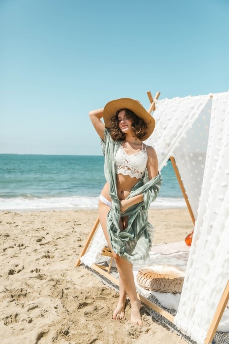 Leto - Cotton Crochet Bralette