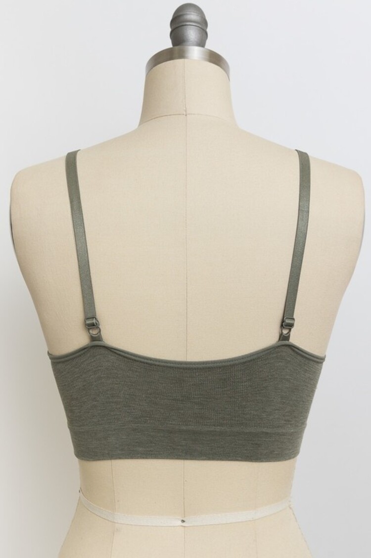 Leto - Soft lace Padded Seamless Bralette