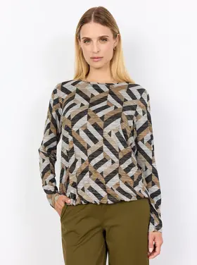 Soya Concept Soya Concept - GALINA 64 Printed Blouse LS