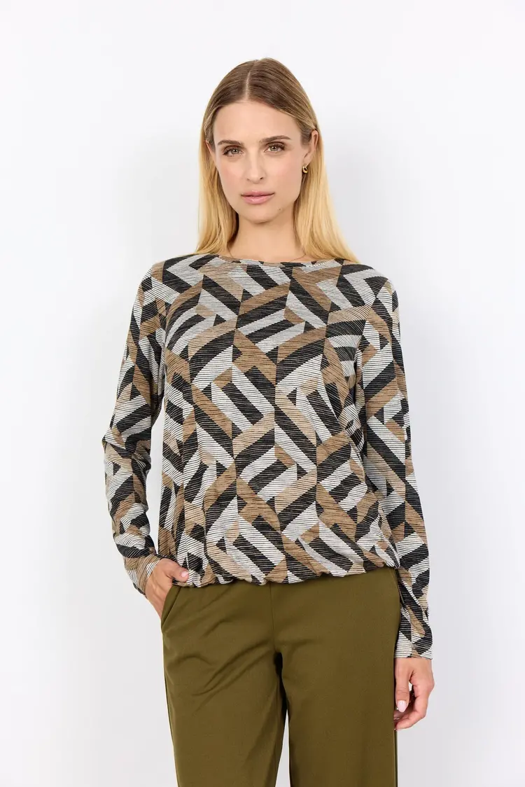 Soya Concept Soya Concept - GALINA 64 Printed Blouse LS