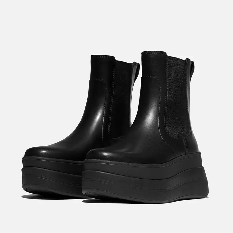 Fit Flop Fit Flop - F-Mode Stack Leather Chelsea Boot