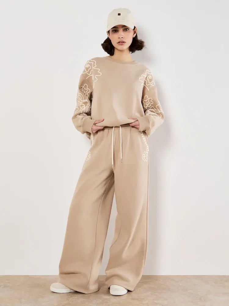Apricot Apricot - Cornelli Embroidered Pant
