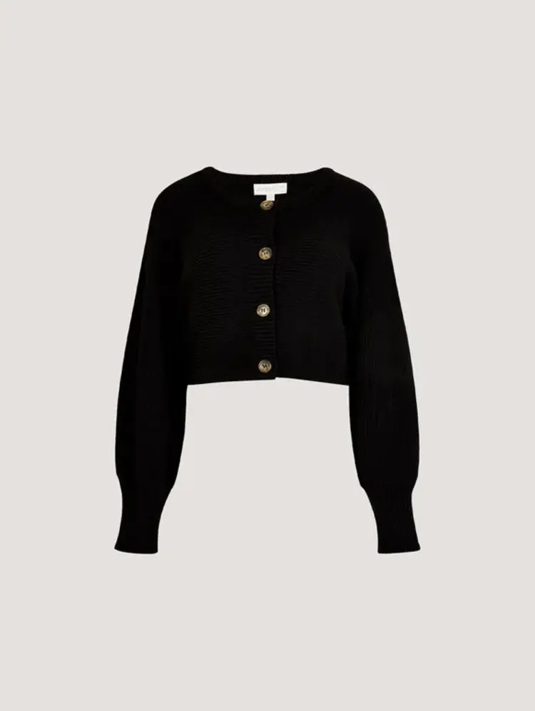 Apricot Apricot - Ribbed Batwing Cardigan