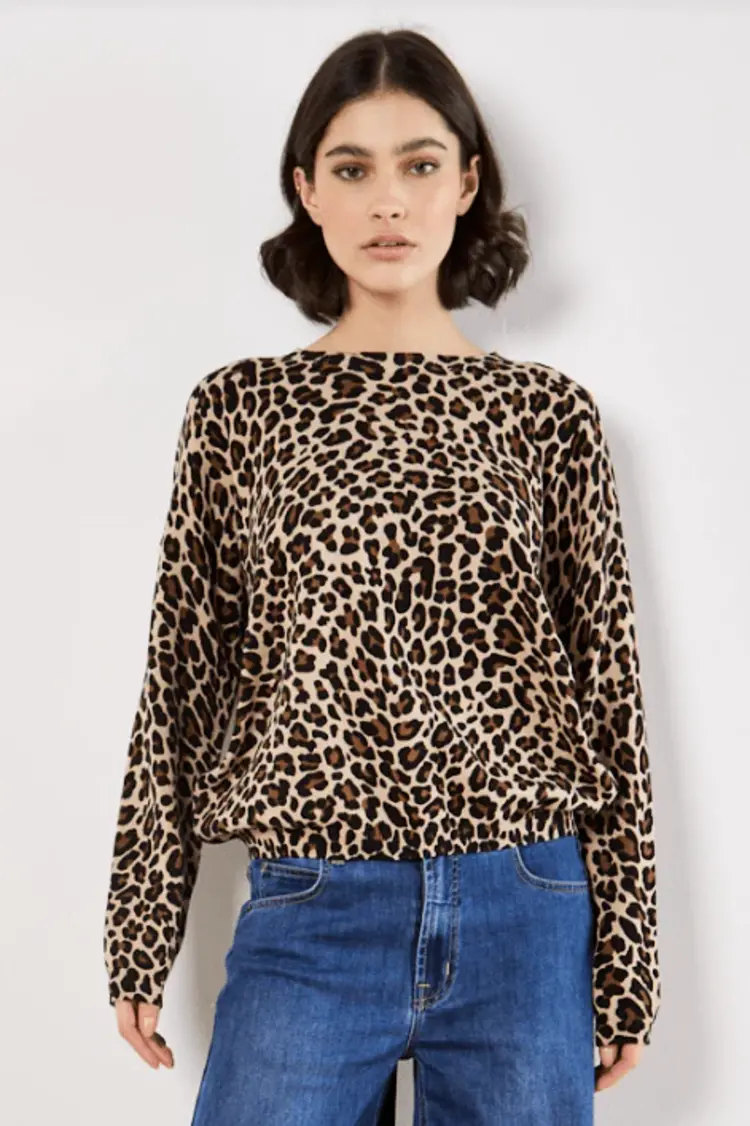 Apricot Apricot - Leo Fine Knit Frop Drop Jumper