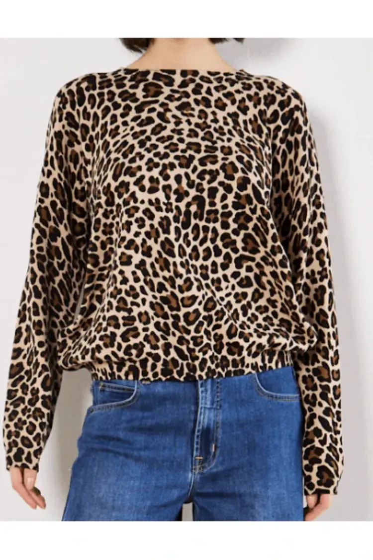 Apricot Apricot - Leo Fine Knit Frop Drop Jumper