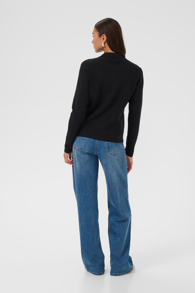 Kaffe Kaffe - AVISJA Zip Up Polo Cardigan