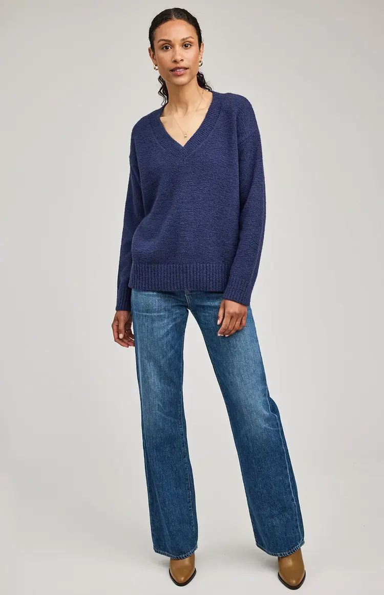 Gentle Fawn Gentle Fawn - TILDA L/S V-Neck Knit Top