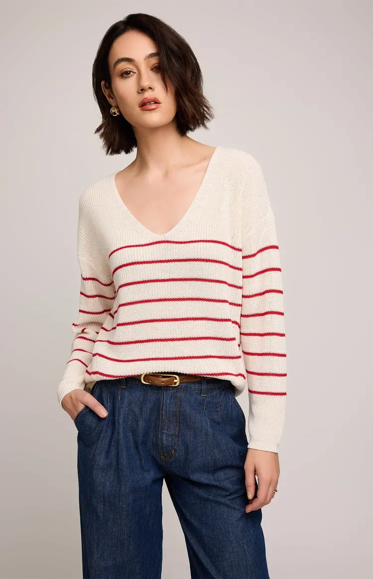 Gentle Fawn Gentle Fawn - TUCKER V Neck Sweater