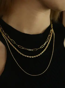 Hackney Nine Hackney Nine - SELENE Layer Necklace Gold