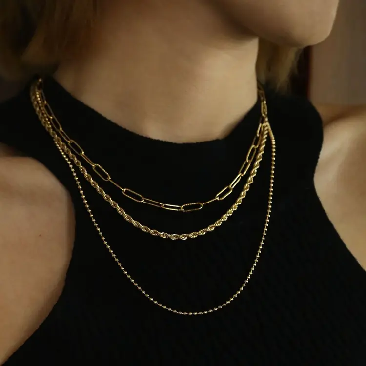Hackney Nine Hackney Nine - SELENE Layer Necklace Gold