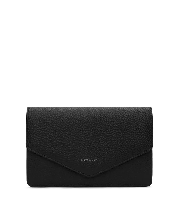 Matt & Nat Matt & Nat - CLOE Purity Wallet in Black