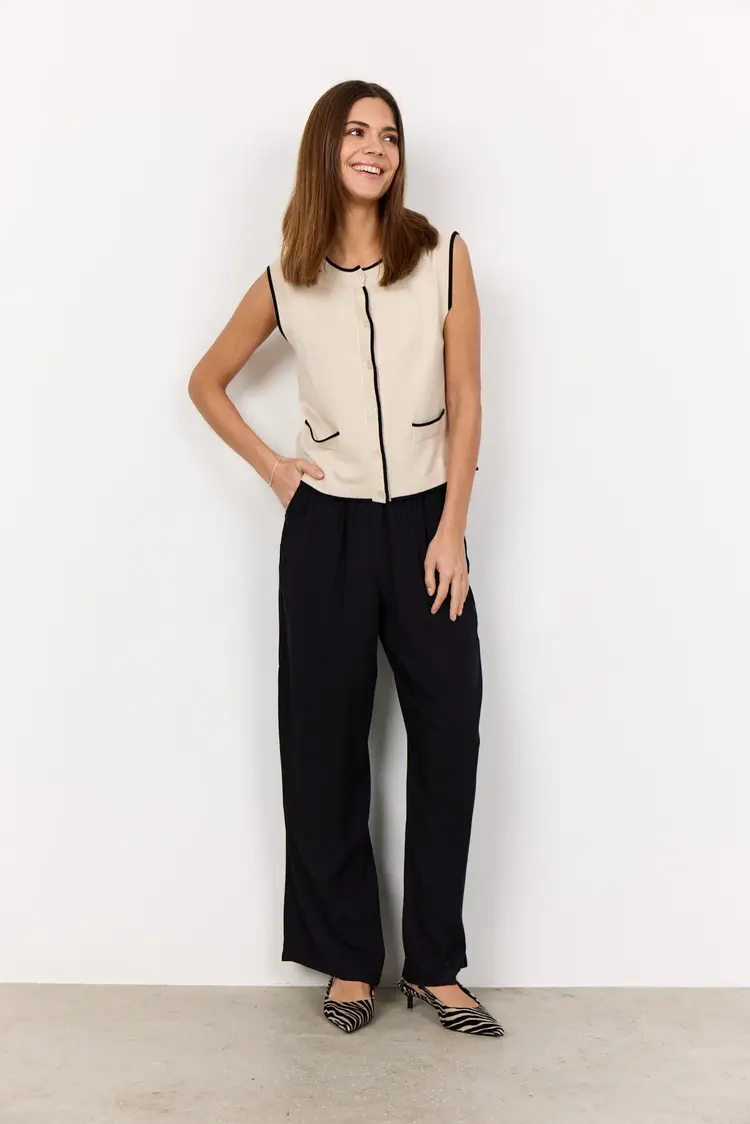 Soya Concept Soya Concept - Dollie 792 Button Sweater Vest