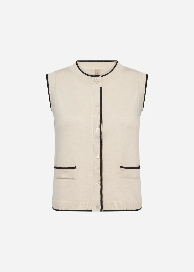 Soya Concept Soya Concept - Dollie 792 Button Sweater Vest