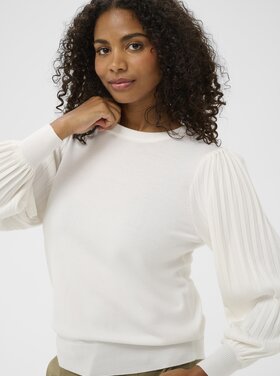 Kaffe Kaffe - LONE Knit Sweater w/Balloon Slv