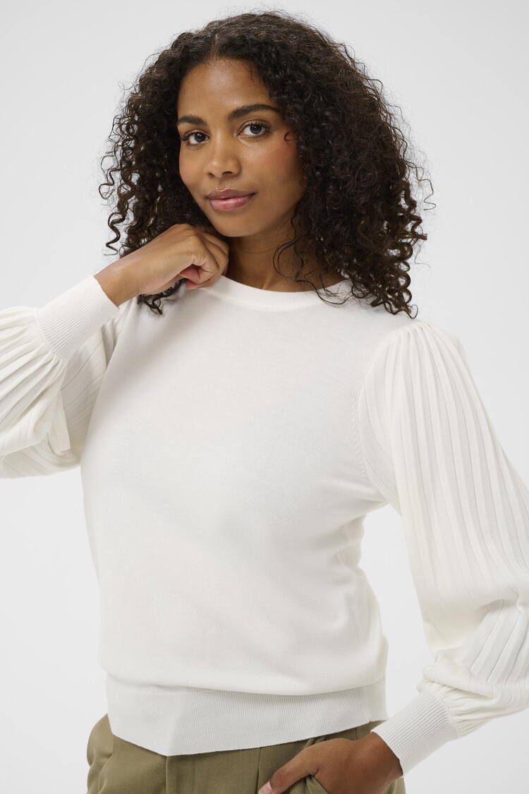 Kaffe Kaffe - LONE Knit Sweater w/Balloon Slv