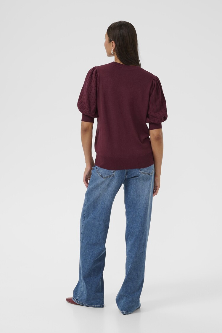 Kaffe Kaffe - LONE Knit Sweater w/Balloon Slv