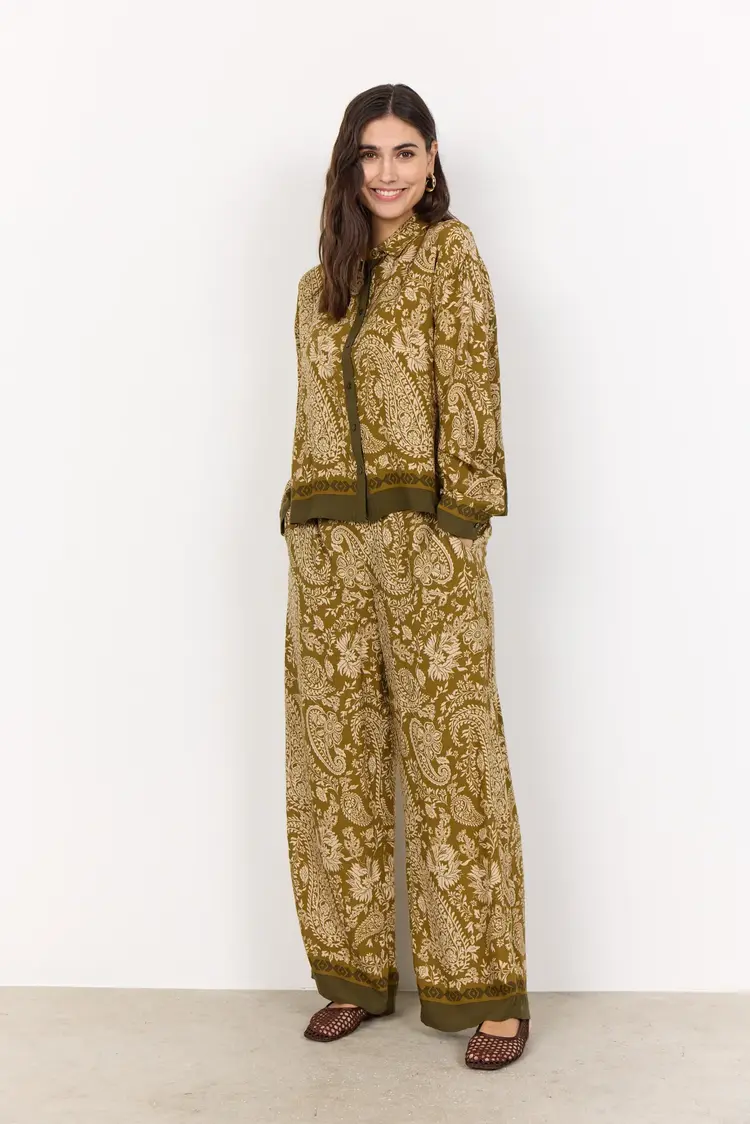 Soya Concept Soya Concept - VALGERDA 1 Printed Button Down Blouse