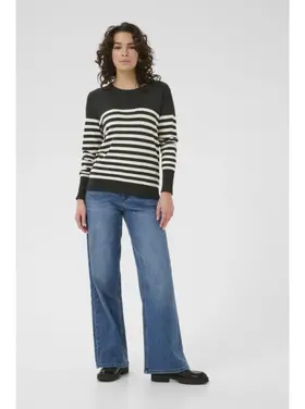 Kaffe Kaffe - LIZZA Striped Knit Pullover