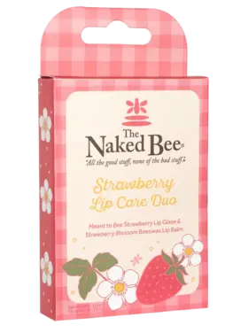 The Naked Bee The Naked Bee - Strawberry Lip Care Duo