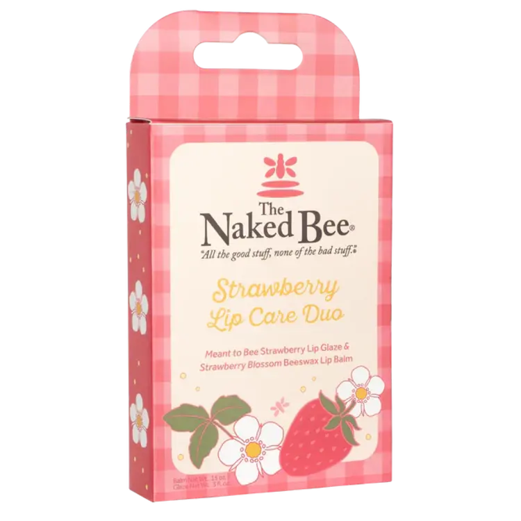 The Naked Bee The Naked Bee - Strawberry Lip Care Duo